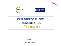 III.1. CAM harmonisation proposal