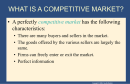 competitive market