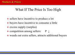 Markets & Prices - University of Wisconsin