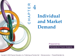 Individual and Market Demand - Home