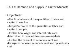 market labor supply curve