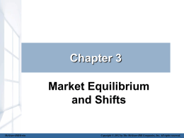 market equilibrium - McGraw Hill Higher Education