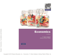 Economics R. Glenn Hubbard, Anthony Patrick O`Brien, 3e