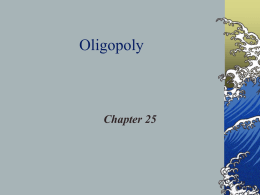 Oligopoly - Micro Economics