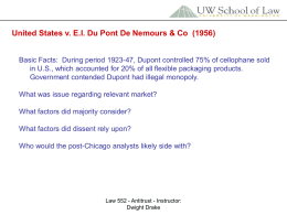United States v. EI Du Pont De Nemours & Co (1956)