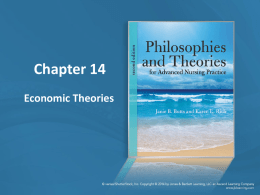 Chapter 14 Economic Theories