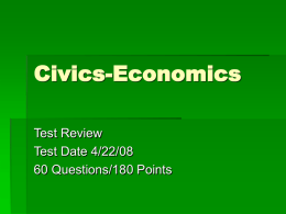 Econ Test Review