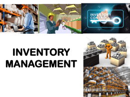 Inventory controlx