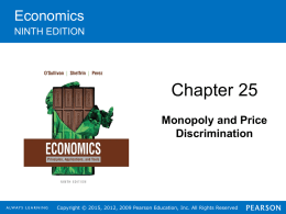 Monopoly and Price Discrimination