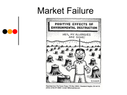 Topic 1.3.1 to 1.3.4 Market Failure student version