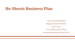 He-Sheets Business Plan