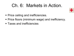 Ch. 6: Markets in Action