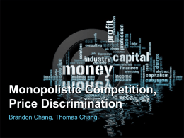 Monopolistic Competition, Price Discrimination