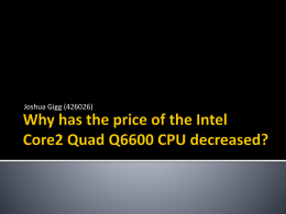 Why has the price of the Intel Core2 Quad Q6600 CPU