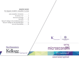 Microeconomics MECN 430 Spring 2016