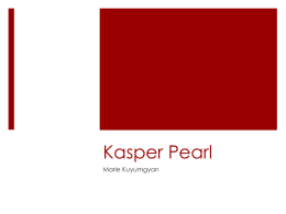 Kasper Pearl - Marie Kuyumgyan`s Blog