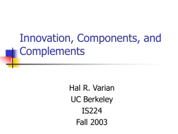 simultaneous innovation - University of California, Berkeley