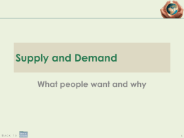 Supply and Demand Powerpoint