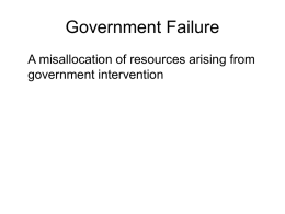 Government failure