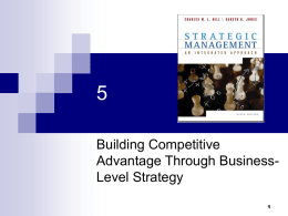 Chapter 5 Building Competitive Advantage Through Business