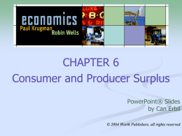 Total producer surplus