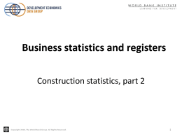 Construction Statistics, Part 2