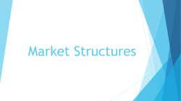 Market Structuresx