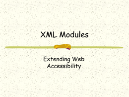 XML module