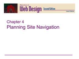 Principles of Web Design Chapter 4