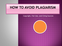 What Is Plagiarism?