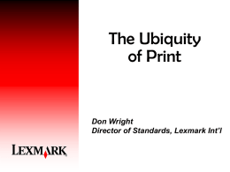The Ubiquity of Print