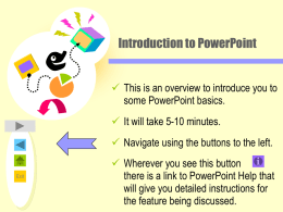 Powerpoint Overview .(English)