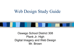 Web Design Review Study Guide