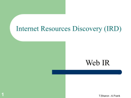 Web IR