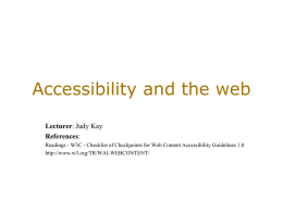 Accessibility - The University of Sydney