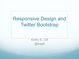 Twitter Bootstrap PPT