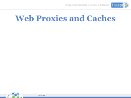 Unit 11 Web Caching With Squid