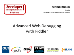 Fiddler Web Debugger
