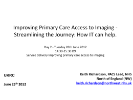 Improving Primary Care Access to Imaging