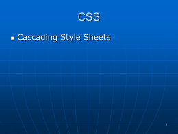 CSS