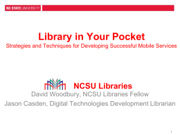 North Carolina State University Libraries Mobile