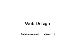 Web Design - Greenon High School
