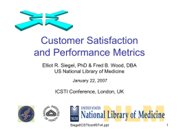 Customer Satisfaction and Performance Metrics