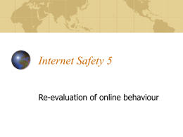Internet Safety 5 - NEW