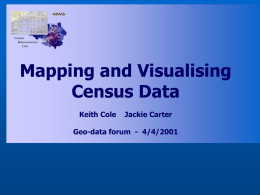 Mapping and Visualising Census Data