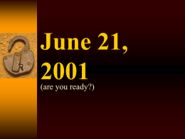 June 21, 2001