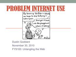 Problem internet use