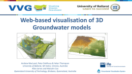 Visualising Victoria’s Groundwater
