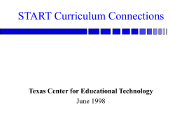 START Curriculum Connections