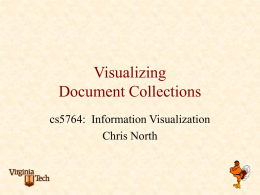 Visualizing Document Collections